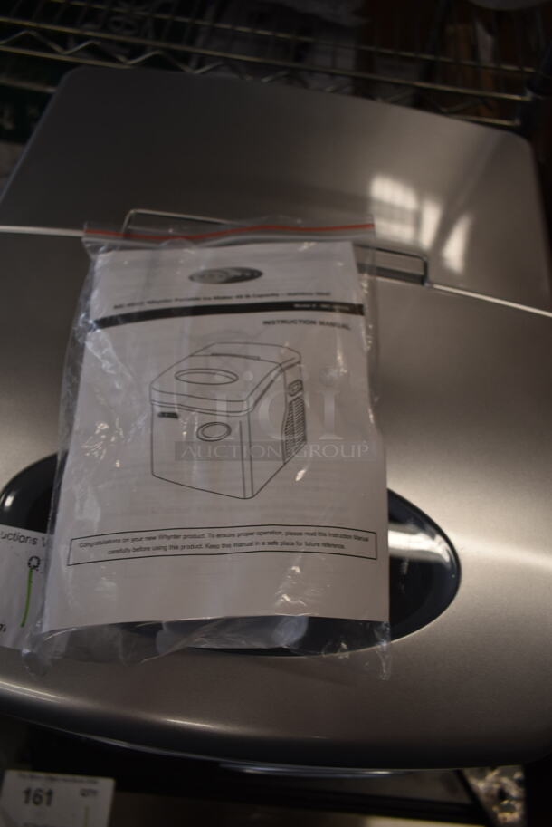 BRAND NEW SCRATCH AND DENT! Whynter IMC-490SS Portable 49lb Freestanding Stainless Steel Ice Maker. 115 Volts, 1 Phase. Tested and Working! - Image 7 of 8