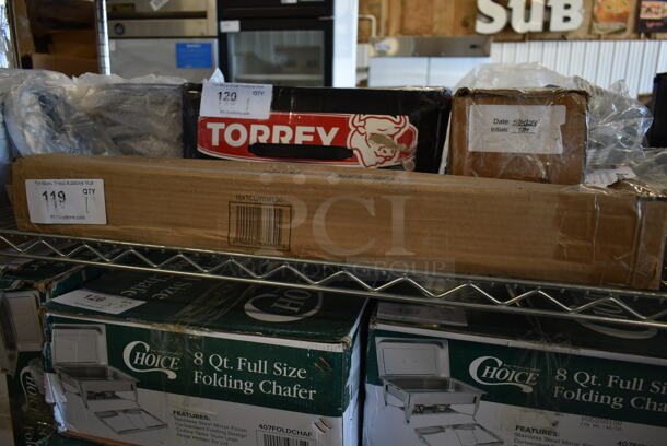 BRAND NEW SCRATCH AND DENT! Lancaster Table & Seating 164TCLWDWL30 Antique Wood Finish Table Post. - Image 2 of 4