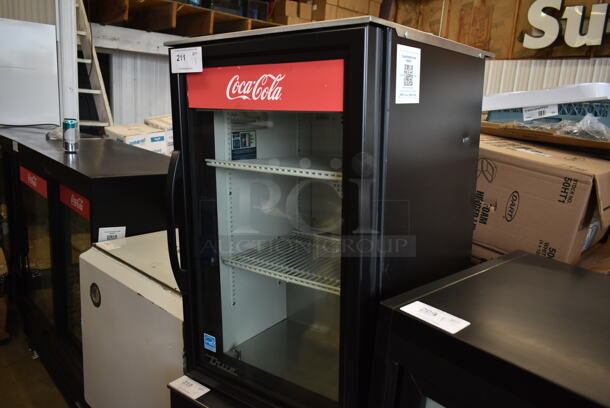 2024 True GDM-06-34-HC Metal Commercial Single Door Mini Cooler Merchandiser w/ Poly Coated Racks. 115 Volts, 1 Phase. Tested and Working! - Image 2 of 5