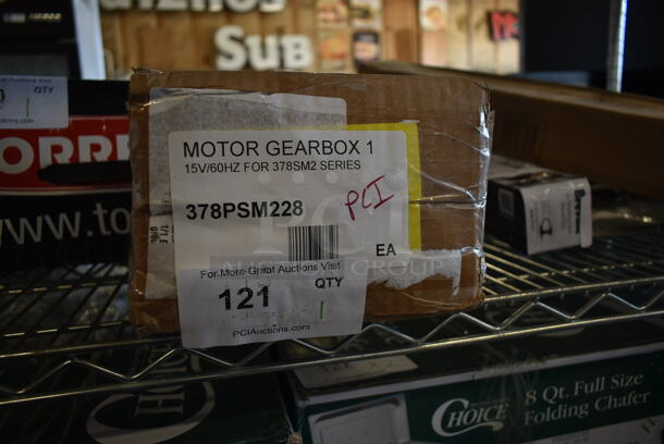 BRAND NEW SCRATCH AND DENT! Narvon 378PSM228 115V Motor Gearbox for SM261, SM262, and SM263 - Image 2 of 2