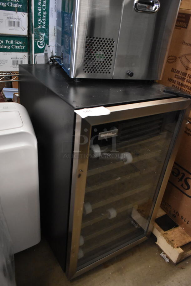 BRAND NEW SCRATCH AND DENT! Danby DWC114BLSDD 38 Bottle Dual Zone Freestanding Wine Cooler Merchandiser. 115 Volts, 1 Phase. Tested and Working! - Image 4 of 5