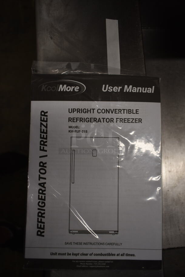 BRAND NEW SCRATCH AND DENT! KoolMore KM-RUF-21S Stainless Steel Single Door Reach In Convertible Cooler Freezer. Tested and Working! - Image 6 of 7