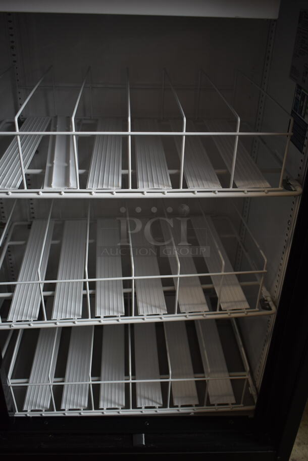 2024 True GDM-41SL-48-HC-LD Metal Commercial 2 Door Reach In Cooler Merchandiser w/ Poly Coated Racks. 115 Volts, 1 Phase. Tested and Working! - Image 5 of 6