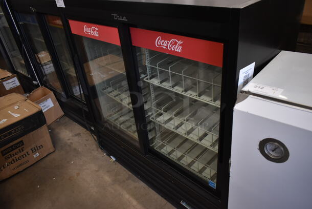 2024 True GDM-41SL-48-HC-LD Metal Commercial 2 Door Reach In Cooler Merchandiser w/ Poly Coated Racks. 115 Volts, 1 Phase. Tested and Working! - Image 2 of 6