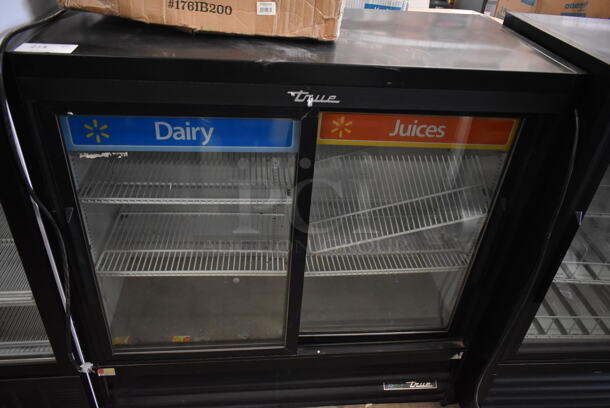 2017 True GDM-41SL-48-HC-LD Metal Commercial 2 Door Reach In Cooler Merchandiser w/ Poly Coated Racks. 115 Volts, 1 Phase. Tested and Working! - Image 1 of 6