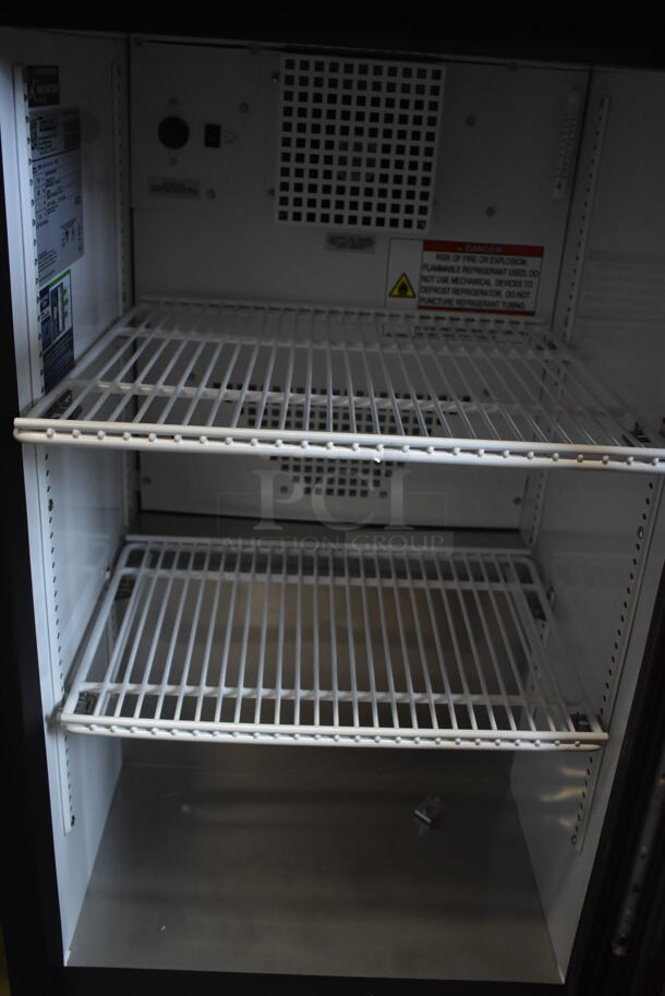 2024 True GDM-06-34-HC Metal Commercial Single Door Mini Cooler Merchandiser w/ Poly Coated Racks. 115 Volts, 1 Phase. Tested and Working! - Image 4 of 5