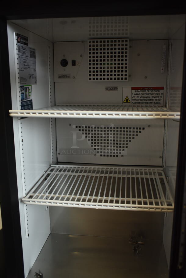 2024 True GDM-06-34-HC Metal Commercial Single Door Mini Cooler Merchandiser w/ Poly Coated Racks. 115 Volts, 1 Phase. Tested and Working! - Image 5 of 5