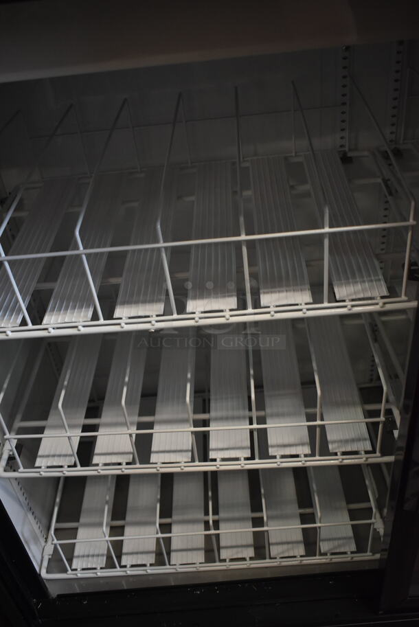 2024 True GDM-41SL-48-HC-LD Metal Commercial 2 Door Reach In Cooler Merchandiser w/ Poly Coated Racks. 115 Volts, 1 Phase. Tested and Working! - Image 5 of 6
