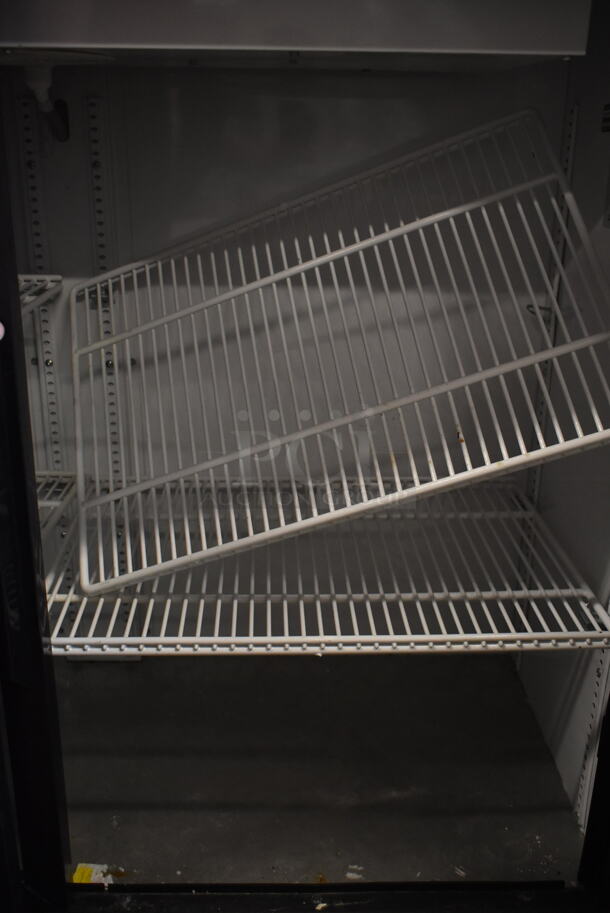 2017 True GDM-41SL-48-HC-LD Metal Commercial 2 Door Reach In Cooler Merchandiser w/ Poly Coated Racks. 115 Volts, 1 Phase. Tested and Working! - Image 5 of 6