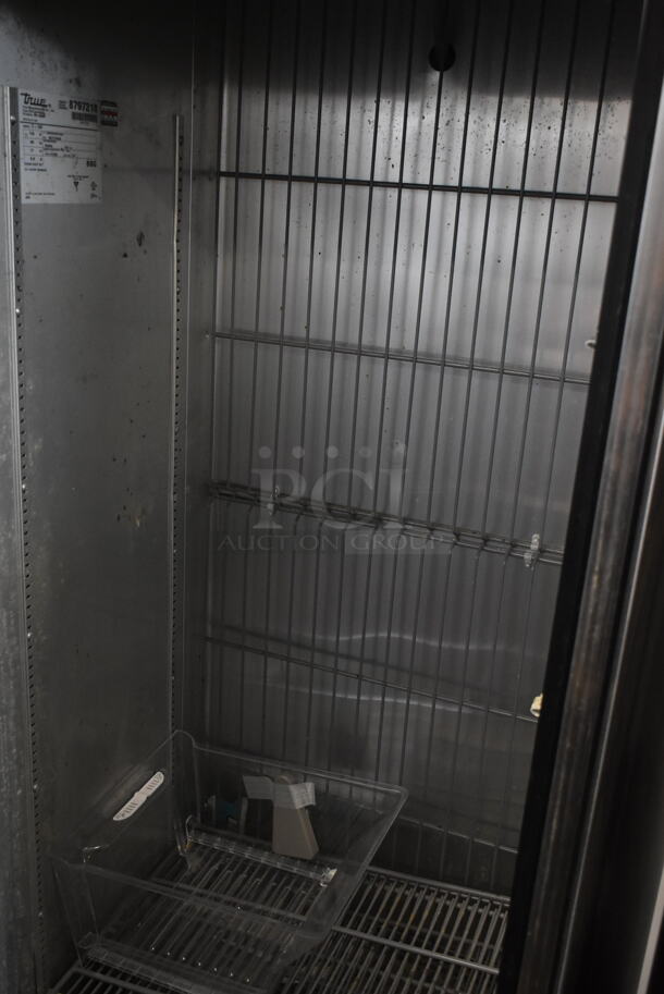 2016 True T-19F Stainless Steel Commercial Single Door Reach In Freezer w/ Poly Coated Racks. 115 Volts, 1 Phase.  - Image 4 of 4