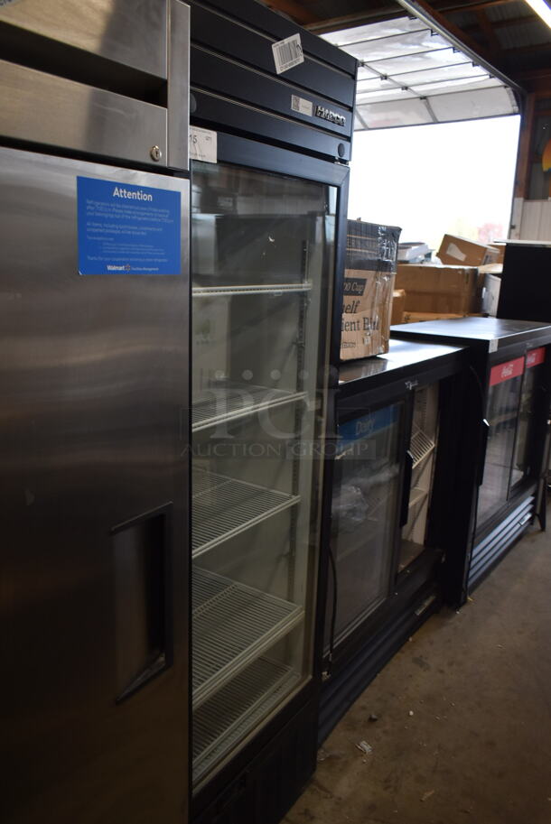 2019 Habco SE18 Metal Commercial Single Door Reach In Cooler Merchandiser w/ Poly Coated Racks. 115 Volts, 1 Phase. Tested and Working! - Image 3 of 4