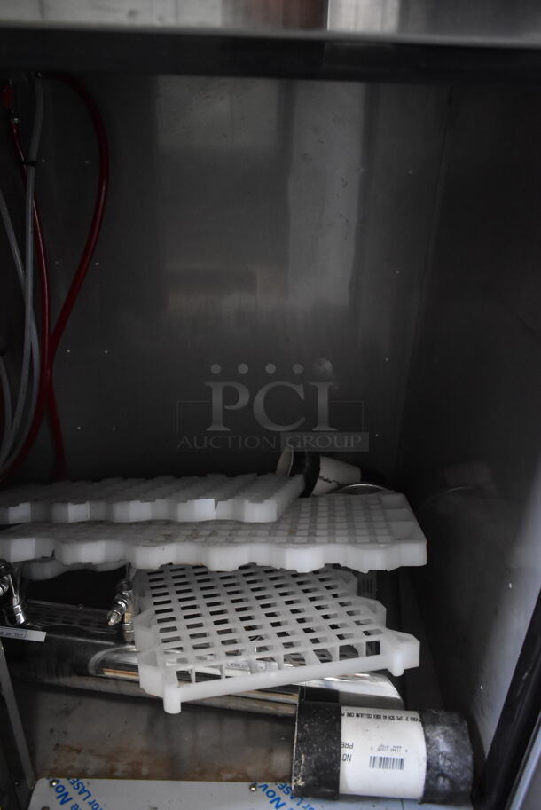 2019 Micro Matic MBB 78 S E WW HC Stainless Steel Commercial 3 Door Back Bar Cooler. 115 Volts, 1 Phase. Tested and Powers On But Does Not Get Cold - Image 5 of 7