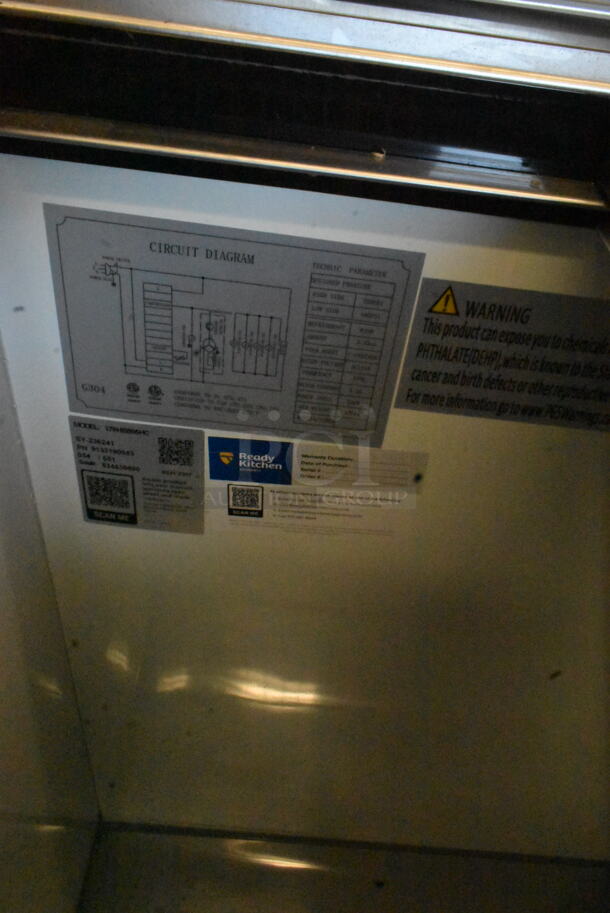 BRAND NEW SCRATCH AND DENT! 2023 Avantco 178HBB95HC Metal Commercial Back Bar Bottle Cooler w/ 3 Sliding Lids. 115 Volts, 1 Phase. Tested and Working! - Image 3 of 6