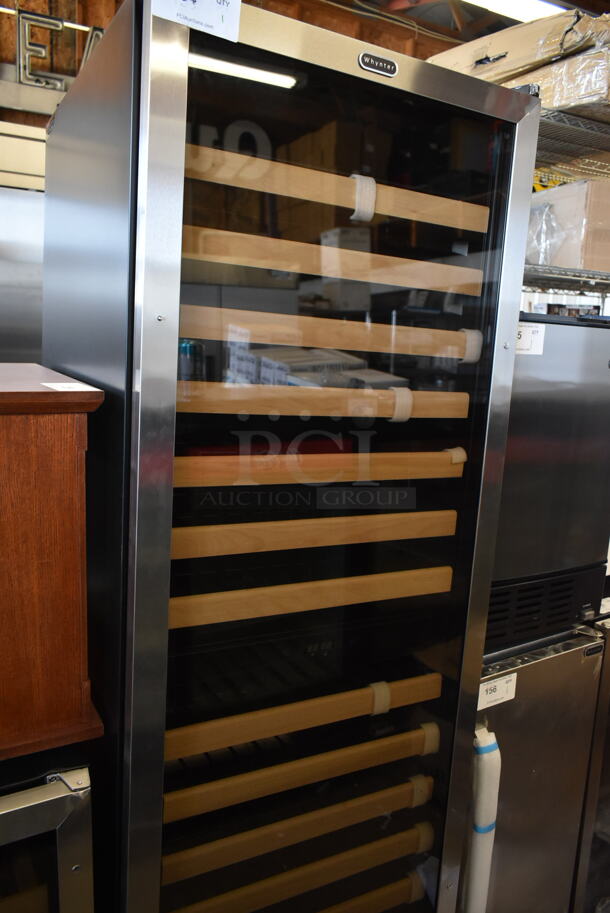 BRAND NEW SCRATCH AND DENT! Whynter BWR-1642DZ Metal Commercial Single Door Reach In 164 Bottle Dual Zone Wine Cooler Merchandiser. 120 Volts, 1 Phase. Tested and Working! - Image 2 of 6