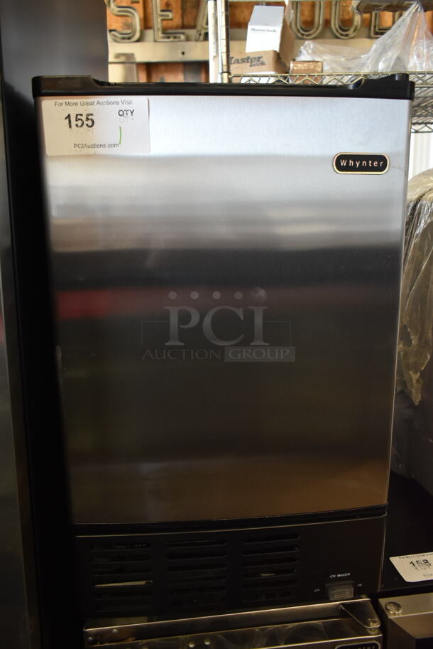 BRAND NEW SCRATCH AND DENT! Whynter UIM-155 15" Built In Ice Maker Machine Stainless Steel 12lb. 115 Volts, 1 Phase. Tested and Working! - Image 2 of 4