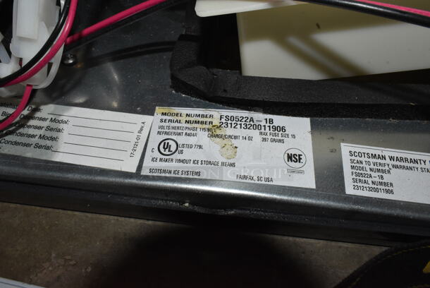 BRAND NEW SCRATCH AND DENT! 2023 Scotsman FS0522A-1B Stainless Steel Commercial Flake Ice Machine Head. 115 Volts, 1 Phase.  - Image 3 of 3