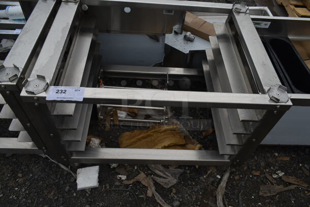BRAND NEW SCRATCH AND DENT! Stainless Steel Commercial Pan Rack Equipment Stand.  - Image 2 of 3