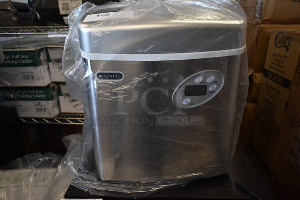 BRAND NEW SCRATCH AND DENT! Whynter IMC-490SS Portable 49lb Freestanding Stainless Steel Ice Maker. 115 Volts, 1 Phase. Tested and Working! - Image 2 of 8