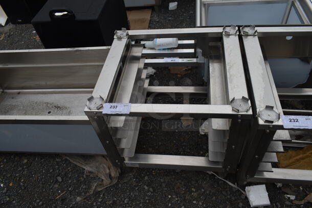 BRAND NEW SCRATCH AND DENT! Stainless Steel Commercial Pan Rack Equipment Stand.  - Image 2 of 3