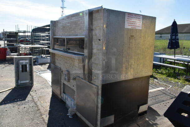 WoodStone WS-FD-8645-RFG-LR-IR-NG Metal Commercial Natural Gas Powered Fire Deck Hearth Pizza Oven. 225,000 BTU.  - Image 7 of 9