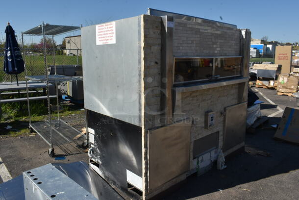 WoodStone WS-FD-8645-RFG-LR-IR-NG Metal Commercial Natural Gas Powered Fire Deck Hearth Pizza Oven. 225,000 BTU.  - Image 8 of 9