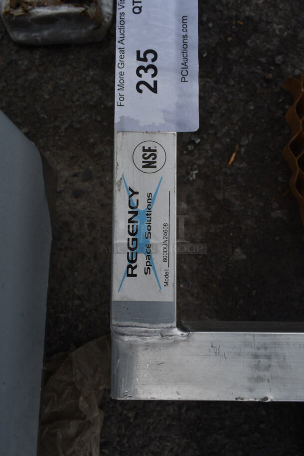 BRAND NEW SCRATCH AND DENT! Regency 600DUN24608 60" x 24" x 8" Aluminum Dunnage Rack - 1850 lb. Capacity - Image 3 of 4