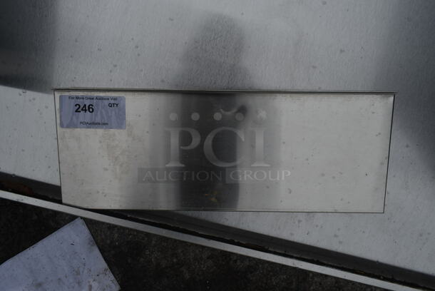BRAND NEW SCRATCH AND DENT! Stainless Steel Lid Part for Ice Bin. - Image 1 of 2
