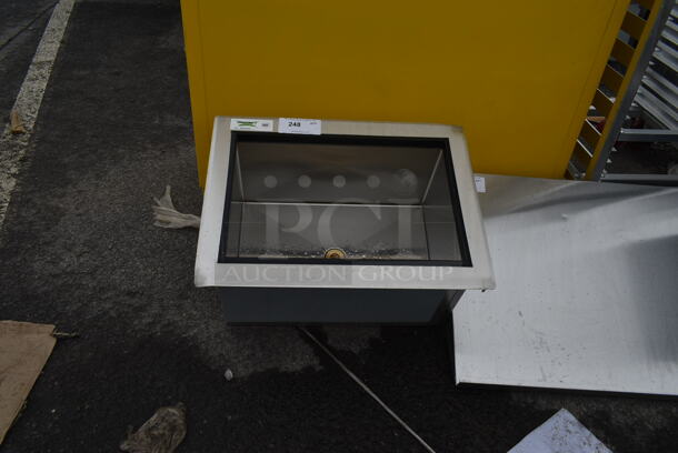 BRAND NEW SCRATCH AND DENT! Regency 600DIIB1824 18" x 24" Stainless Steel Drop-In Ice Bin. No Lid.  - Image 2 of 4
