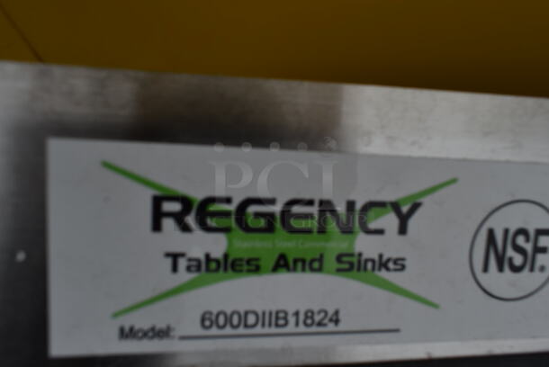 BRAND NEW SCRATCH AND DENT! Regency 600DIIB1824 18" x 24" Stainless Steel Drop-In Ice Bin. No Lid.  - Image 3 of 4
