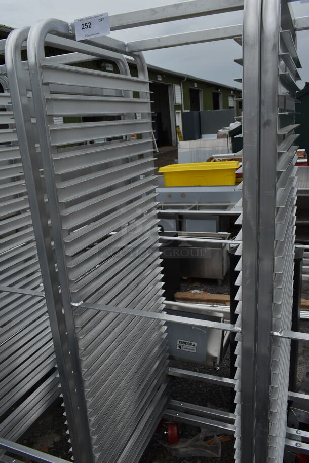 BRAND NEW SCRATCH AND DENT! Channel AXD570 Metal 39 Pan Heavy-Duty End Load Bun / Sheet Pan Rack - Assembled - Image 2 of 3