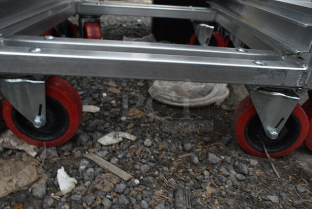 BRAND NEW SCRATCH AND DENT! Channel AXD570 Metal 39 Pan Heavy-Duty End Load Bun / Sheet Pan Rack - Assembled - Image 3 of 3