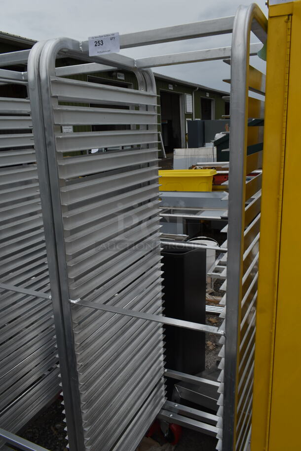BRAND NEW SCRATCH AND DENT! Channel AXD570 Metal 39 Pan Heavy-Duty End Load Bun / Sheet Pan Rack - Assembled - Image 2 of 3