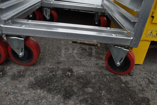 BRAND NEW SCRATCH AND DENT! Channel AXD570 Metal 39 Pan Heavy-Duty End Load Bun / Sheet Pan Rack - Assembled - Image 3 of 3