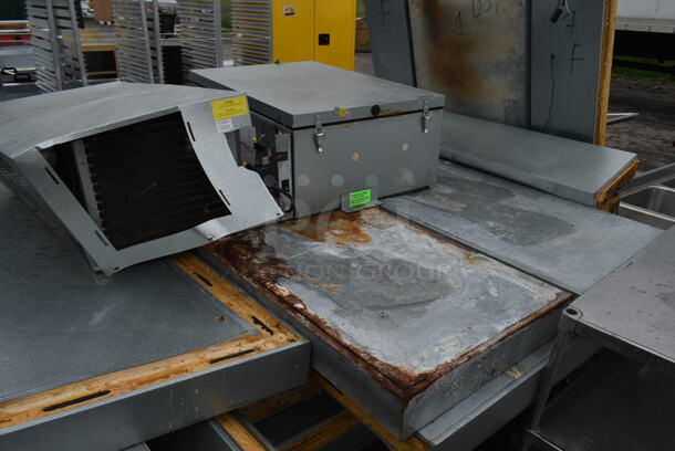 8'x8' Norlake SELF CONTAINED Walk In Cooler Box w/ Copeland FJEF-0100-CAV-260 208-230 Volt, 1 Phase Compressor and Norlake CPB075DC-A 208-230 Volt, 1 Phase Condenser. No Floor.  - Image 6 of 11