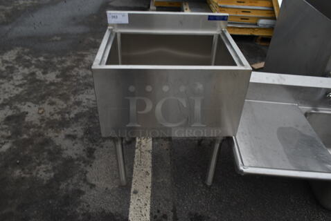 Stainless Steel Commercial Ice Bin.