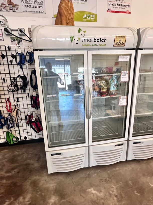 Late Model Minus Forty Model 44-UDGF 44 Cu Ft Two Glass Door Freezer with LED Lighting 115 Volt Working - Image 3 of 8