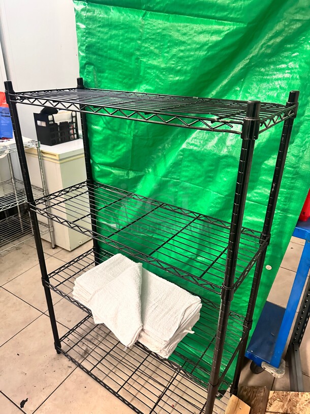 Commercial 36 inch Stainless Steel Wire Rack NSF Black - Image 2 of 6