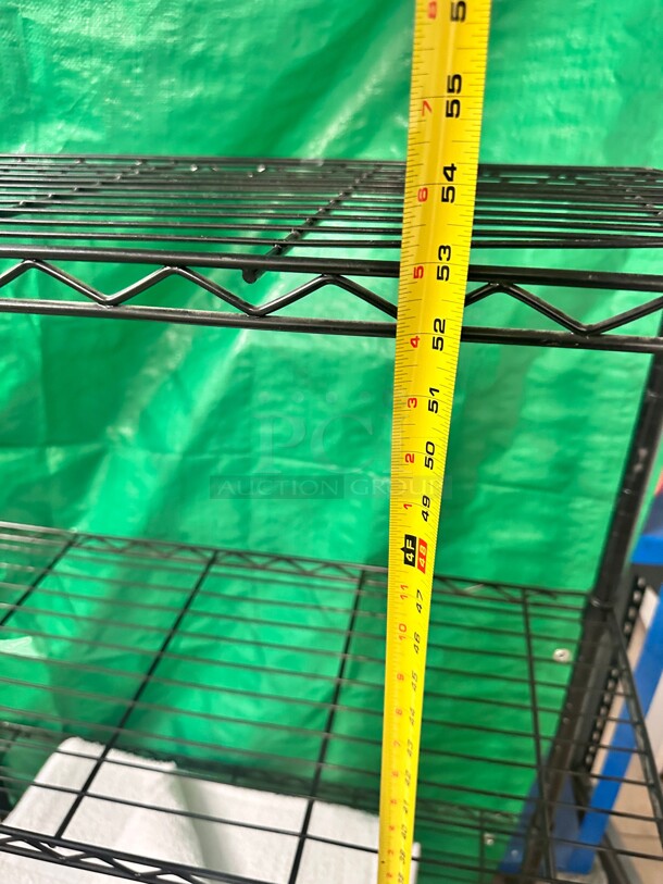 Commercial 36 inch Stainless Steel Wire Rack NSF Black - Image 4 of 6