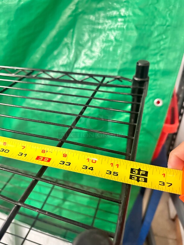 Commercial 36 inch Stainless Steel Wire Rack NSF Black - Image 6 of 6