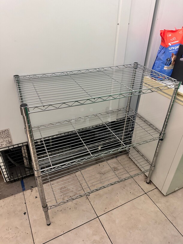 Commercial 36 inch Stainless Steel Wire Rack NSF  - Image 1 of 6