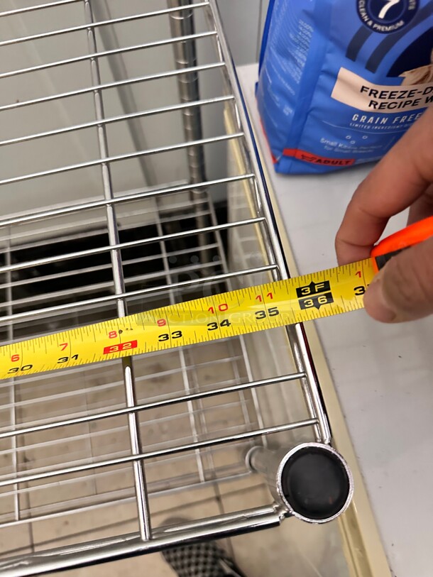 Commercial 36 inch Stainless Steel Wire Rack NSF  - Image 6 of 6