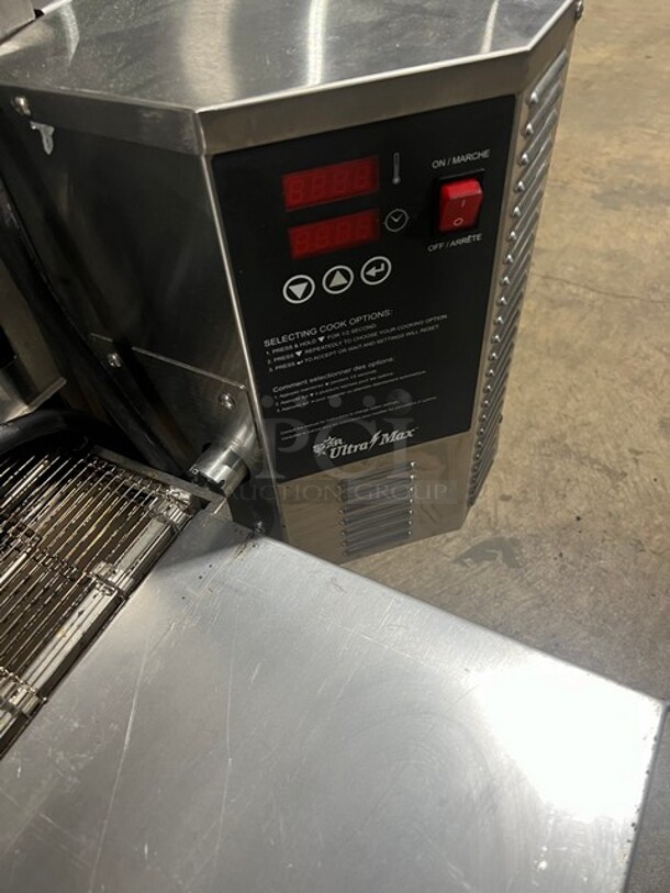 Like New Late Model! 2021 Star Ultra Max Electric Conveyor Oven! With Digital Controls! Working When Removed! MODEL UM1850A 208V 1PH - Image 3 of 10
