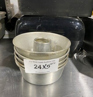 Stainless Steel Cake Molds! 5x Your Bid!