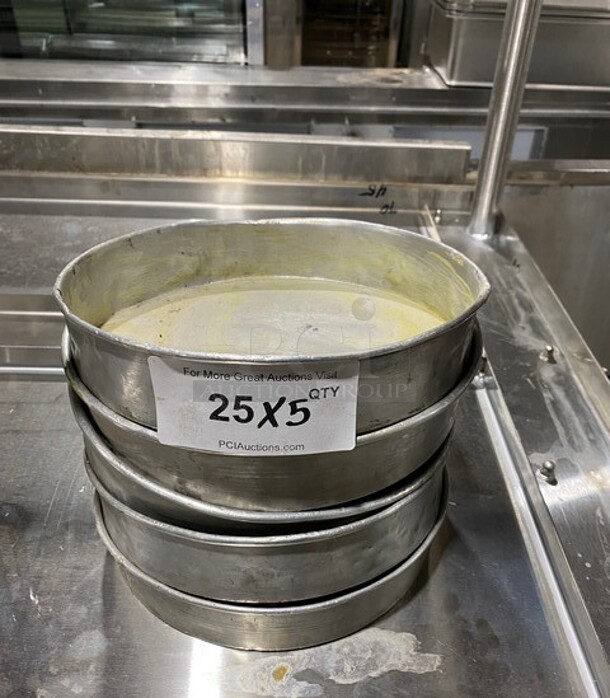 American Metalcraft Stainless Steel Round Pans! 5x Your Bid! - Image 1 of 9