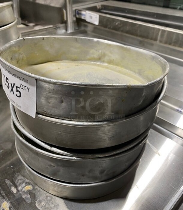 American Metalcraft Stainless Steel Round Pans! 5x Your Bid! - Image 2 of 9