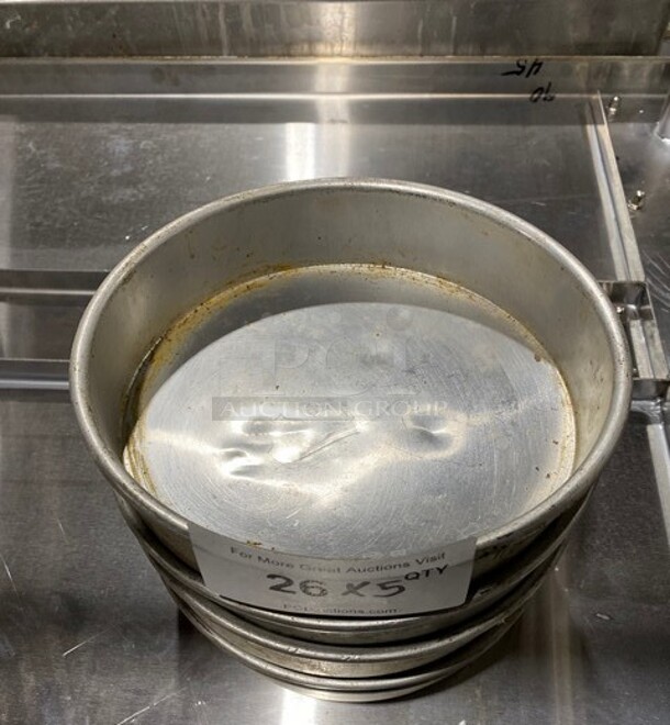 Stainless Steel Round Pans! 5x Your Bid! - Image 2 of 6