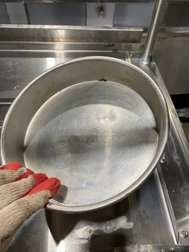 Stainless Steel Round Pans! 5x Your Bid! - Image 3 of 6