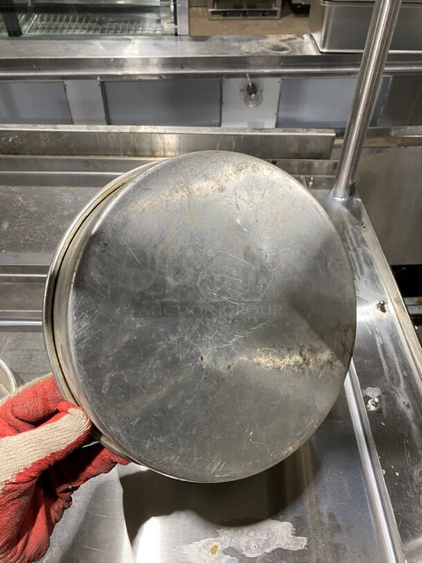 Stainless Steel Round Pans! 5x Your Bid! - Image 5 of 6