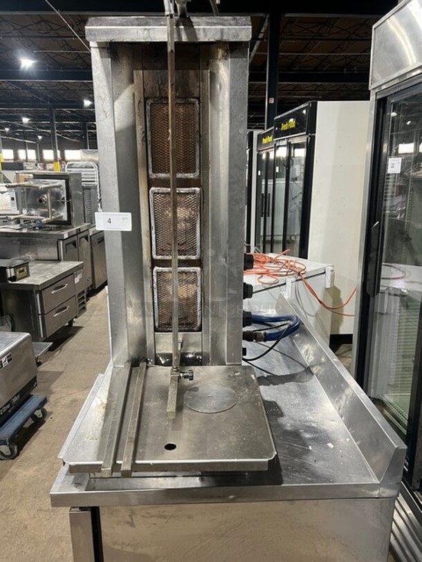 Commercial Stainless Steel Kebab 3 Burner Compact Machine! Working When Removed! - Image 2 of 6