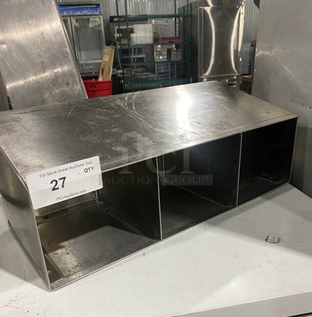 Stainless Steel 3 Compartment Organizer!
 - Image 4 of 7